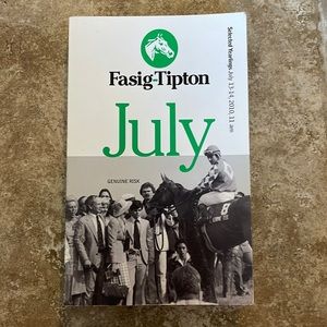 Horse racing book Fasig-Tipton July 2010